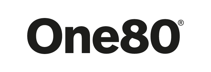 Logo One80 Logo der One80 Markenberatung GmbH